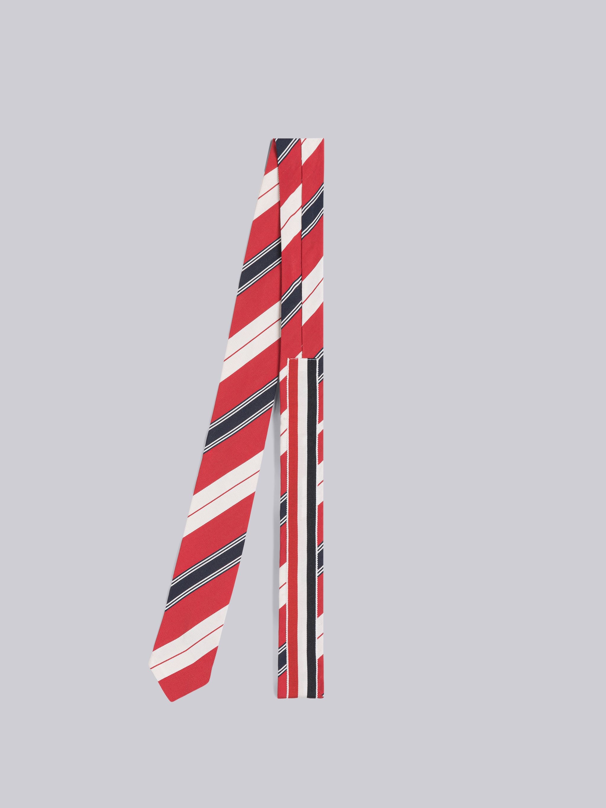 Tartan Stripe Jacquard Classic Tie - 3