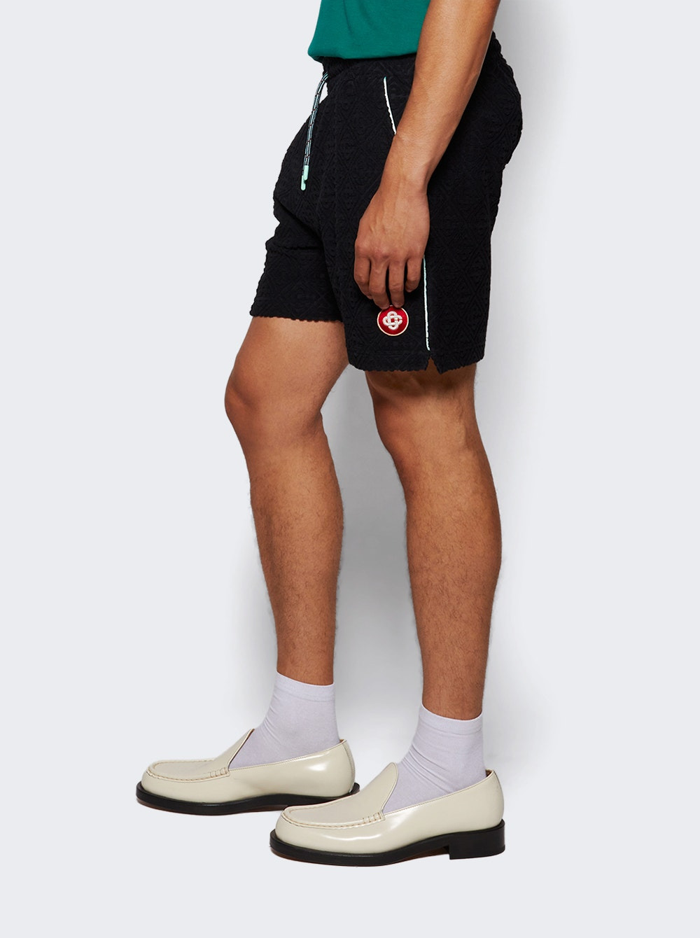 Towelling Shorts Black - 3