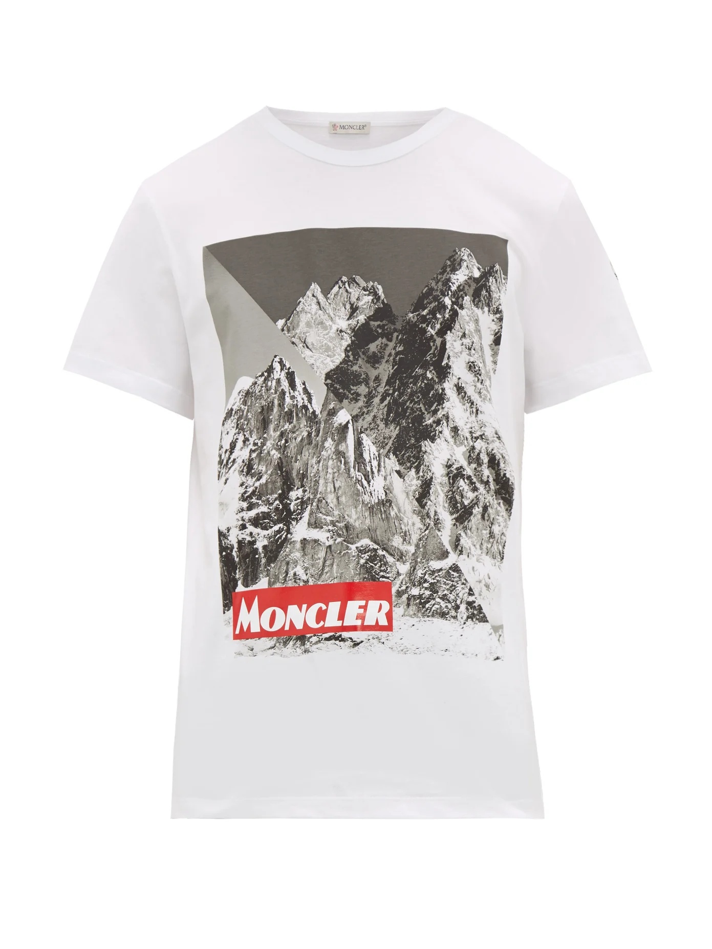 Mountain-print cotton-jersey T-shirt - 1