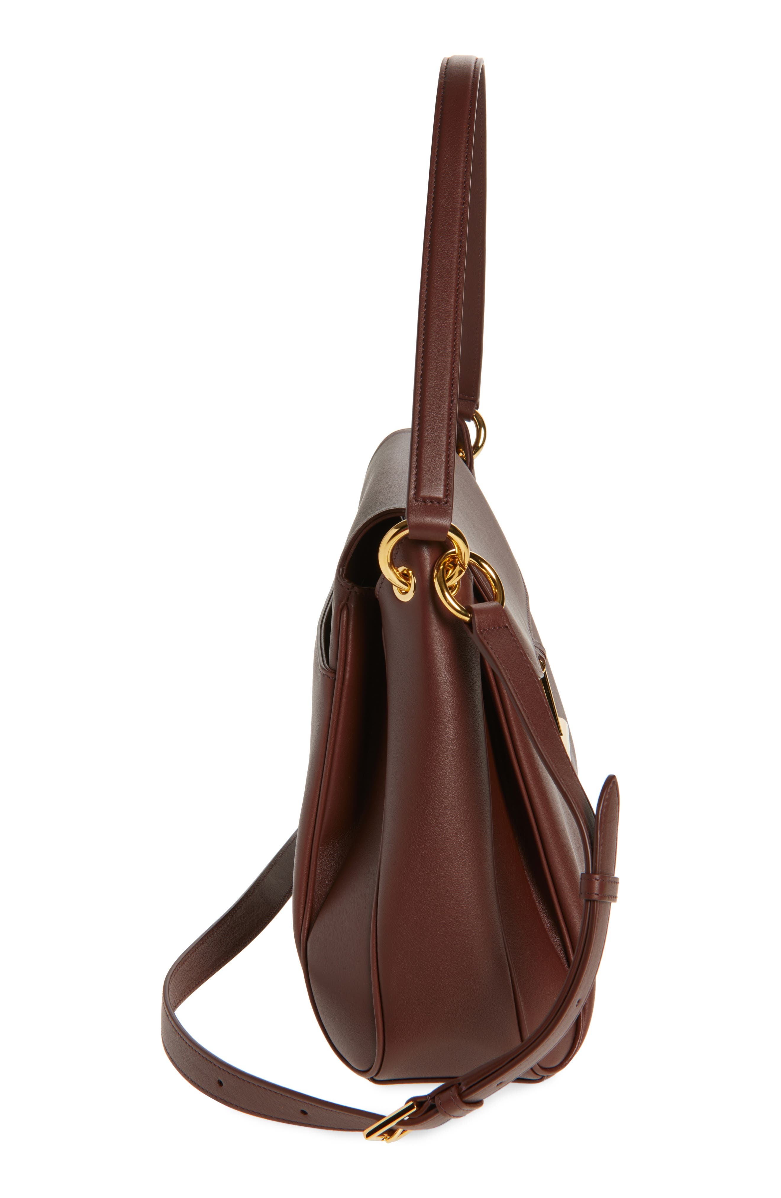 TOM FORD Medium Tara Leather Shoulder Bag in Cocoa at Nordstrom - 6