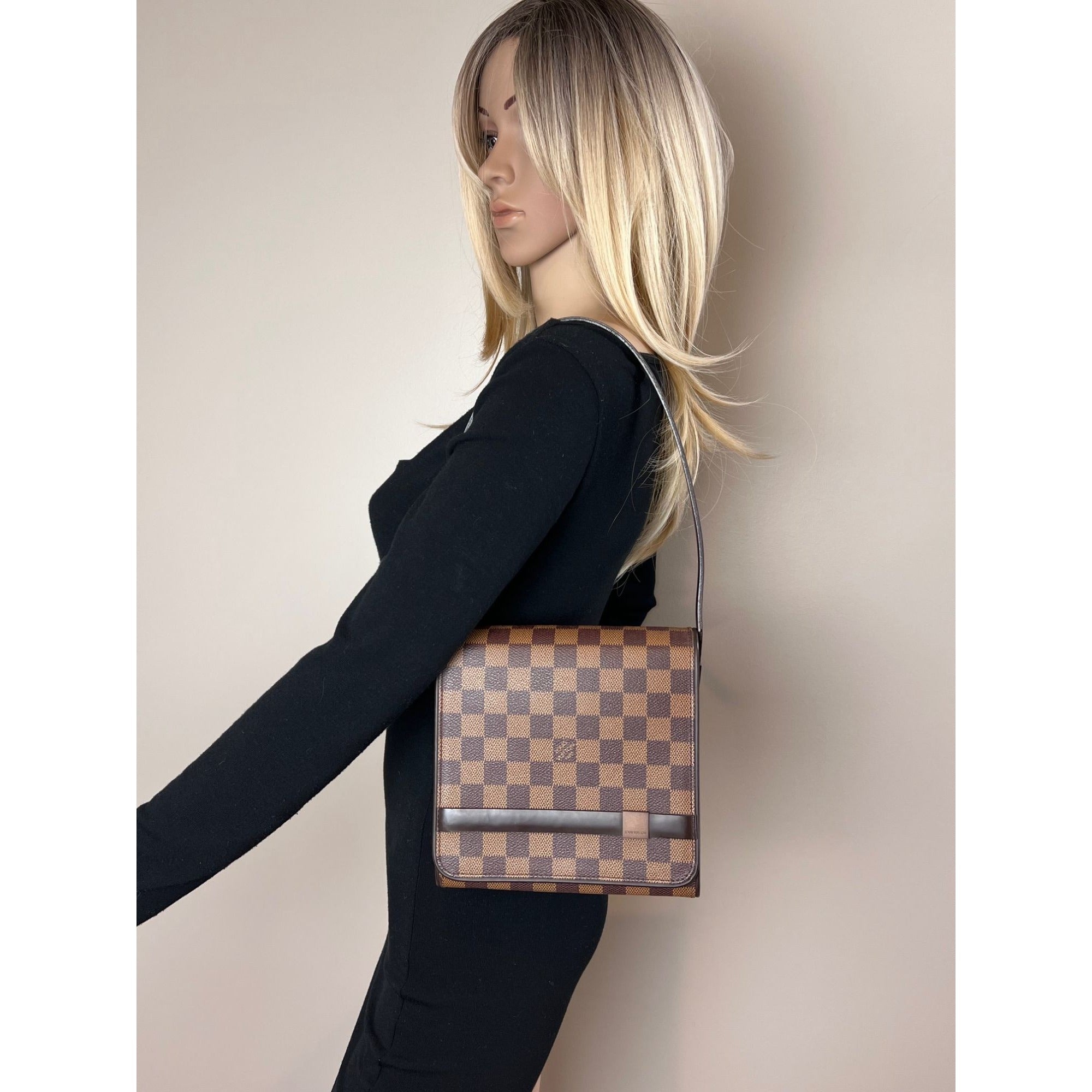 Louis Vuitton Mini Tribecca Damier Ebene Shoulder Bag - 12
