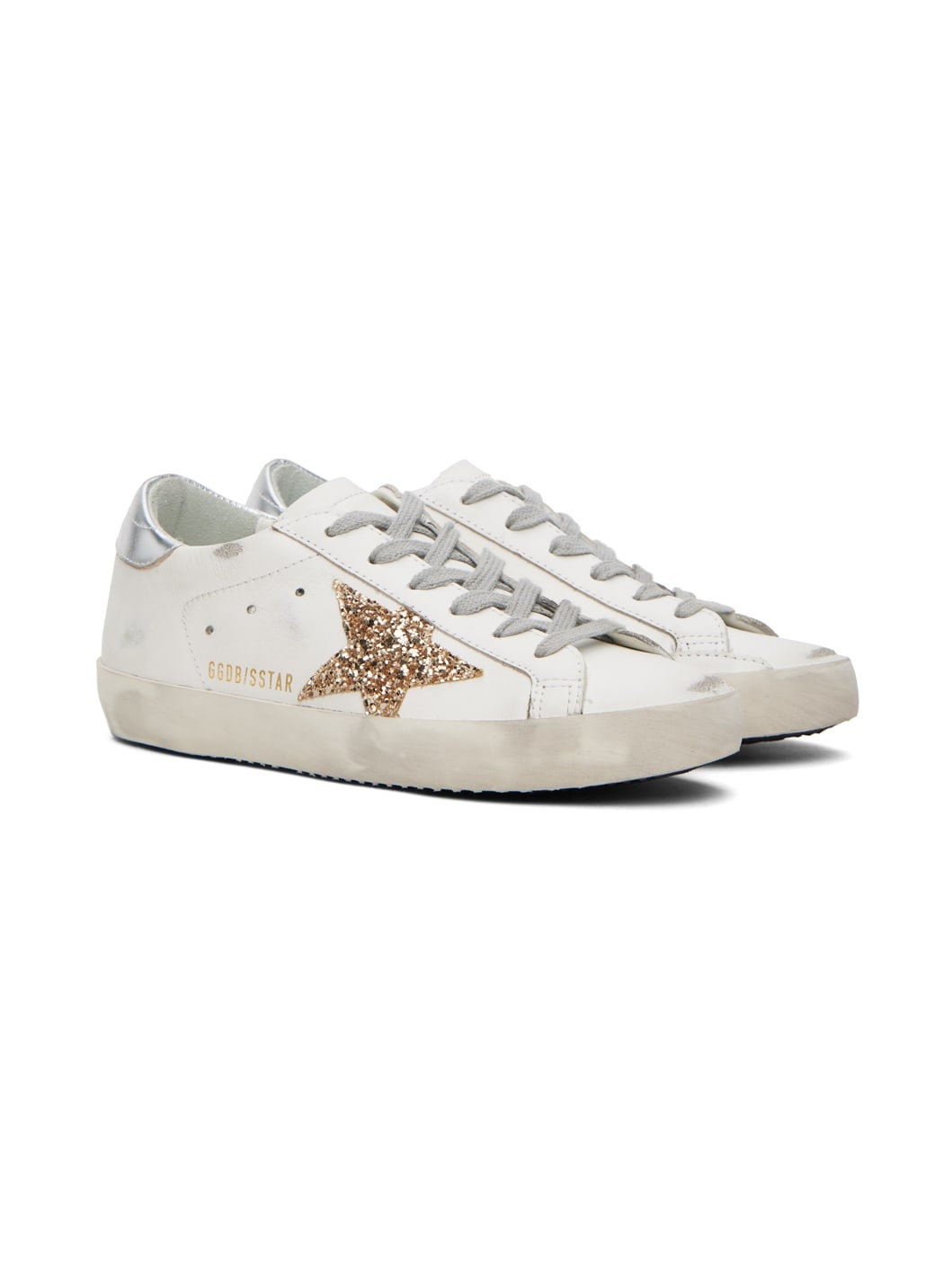 SSENSE Exclusive White Super-Star Sneakers - 4