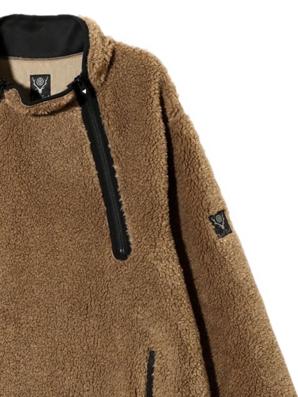 double-zip fleece jacket - 2