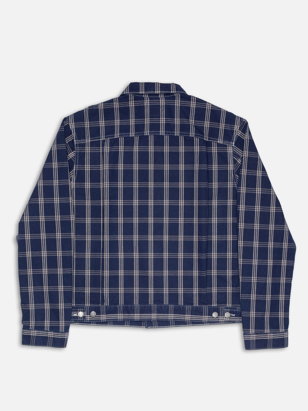 Dante II Indigo Check Jacket Blue - 4