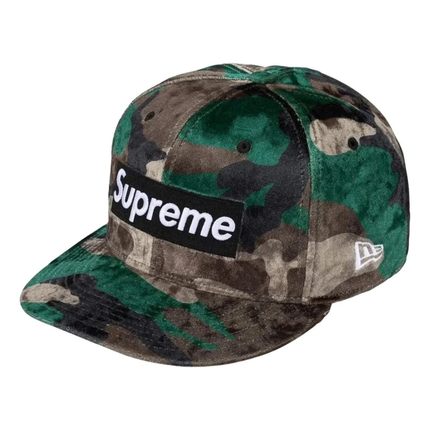Supreme FW26 x New Era Crushed Velvet Box Logo 'Woodland Camo' SUP-FW26-2019-WMO - 1