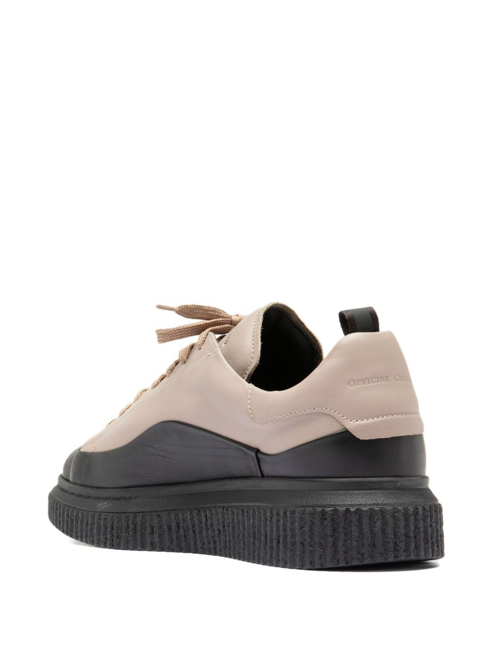 Krace 018 leather lace-up sneakers - 3