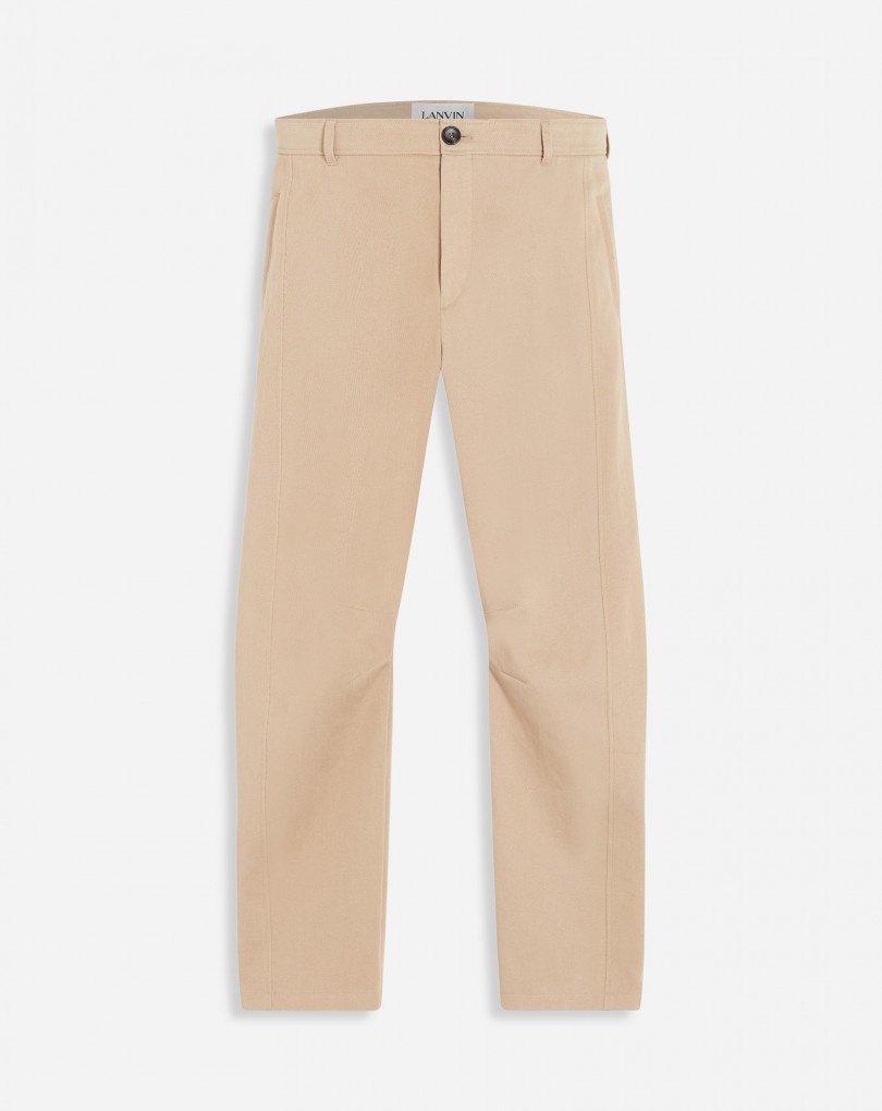 ZIPPED SLIM PANTS - 1