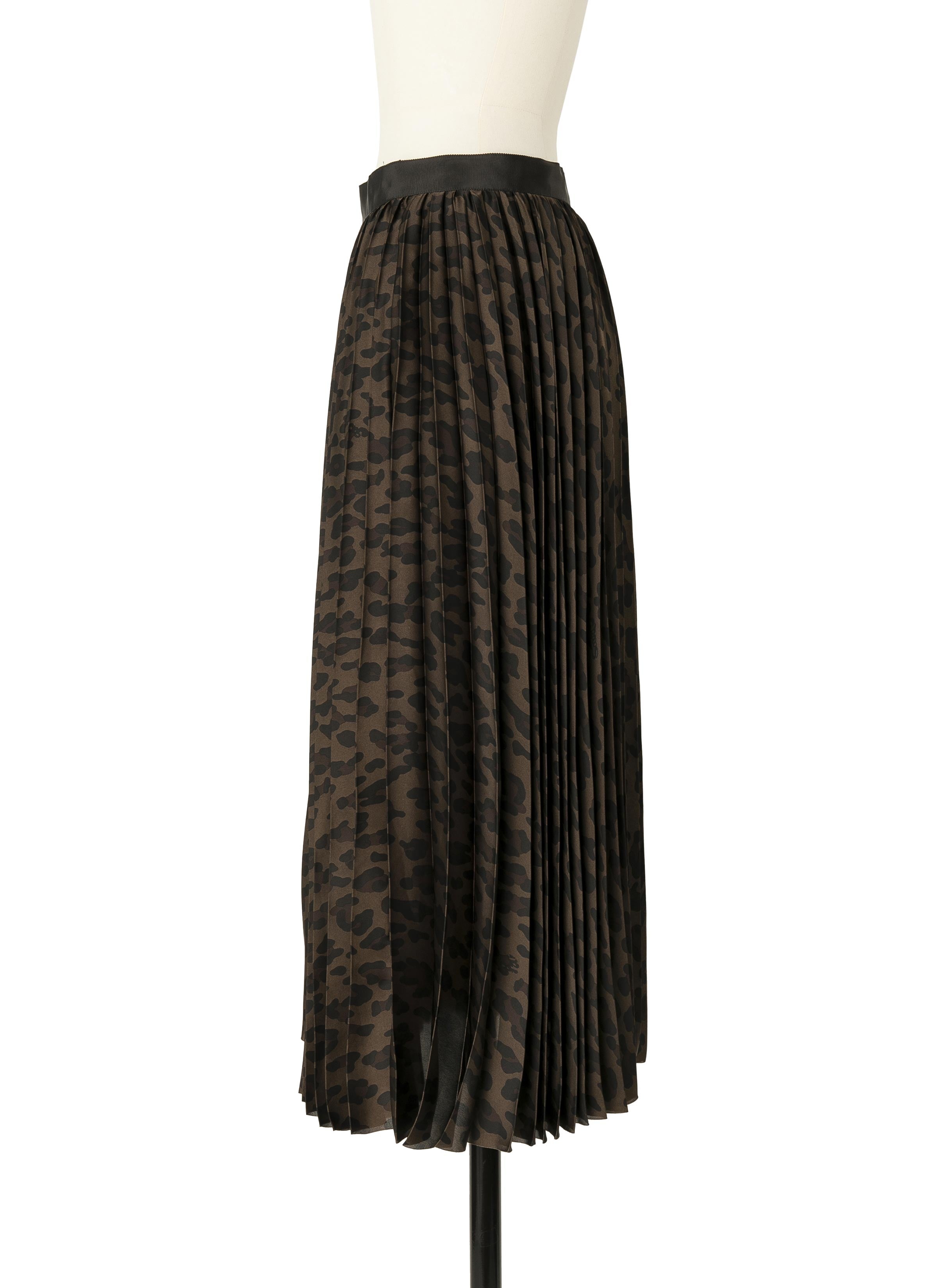 Leopard Print Skirt - 3