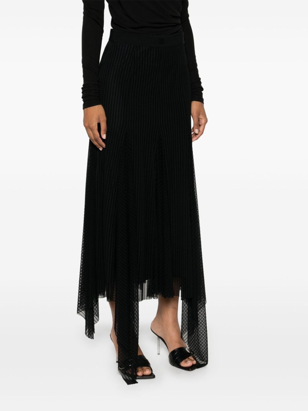 pleated midi skirt - 3