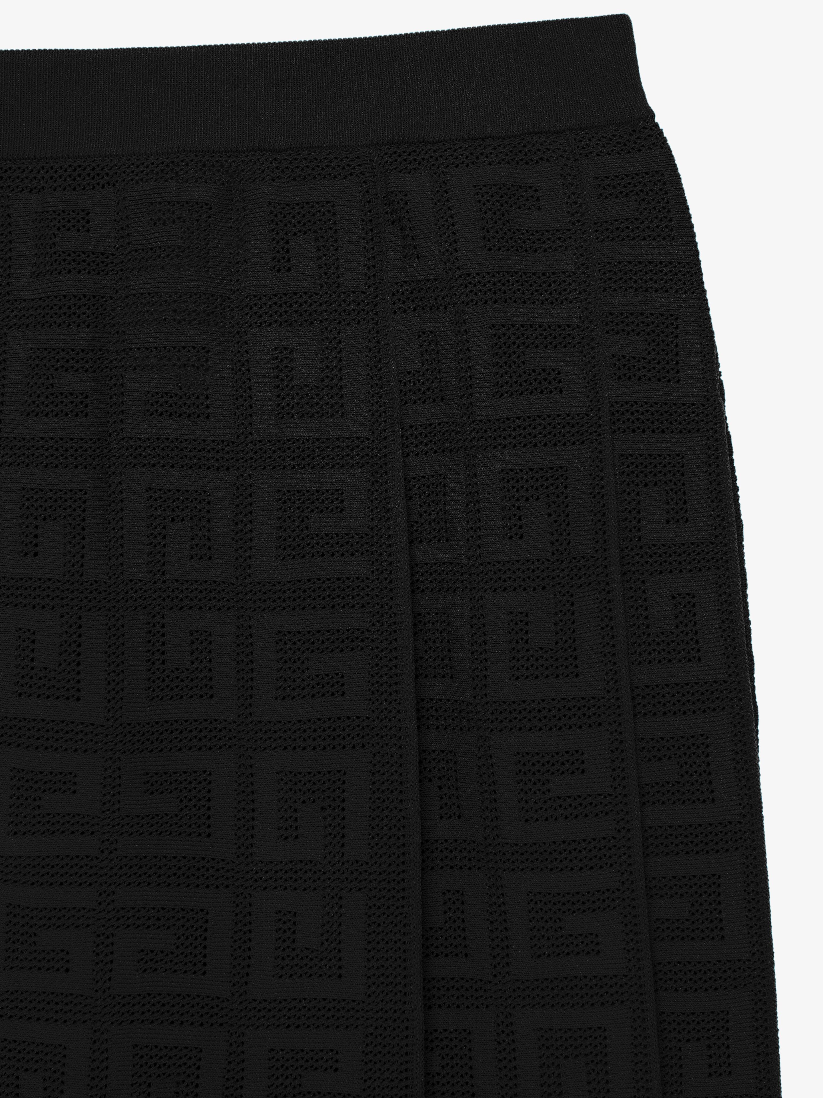 PLEATED SKIRT IN 4G JACQUARD - 5