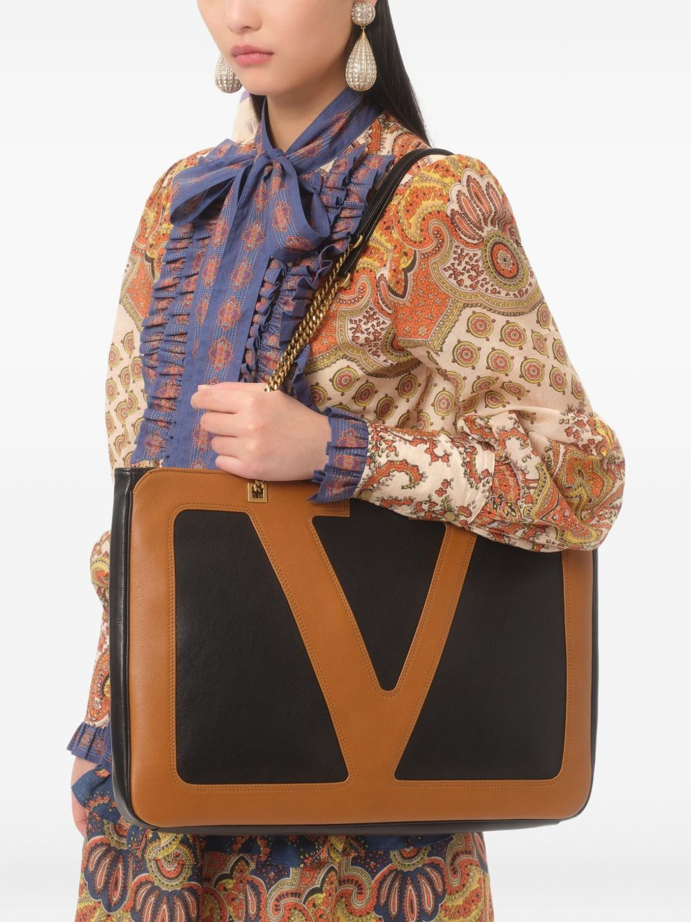 geometric-print shirt - 4