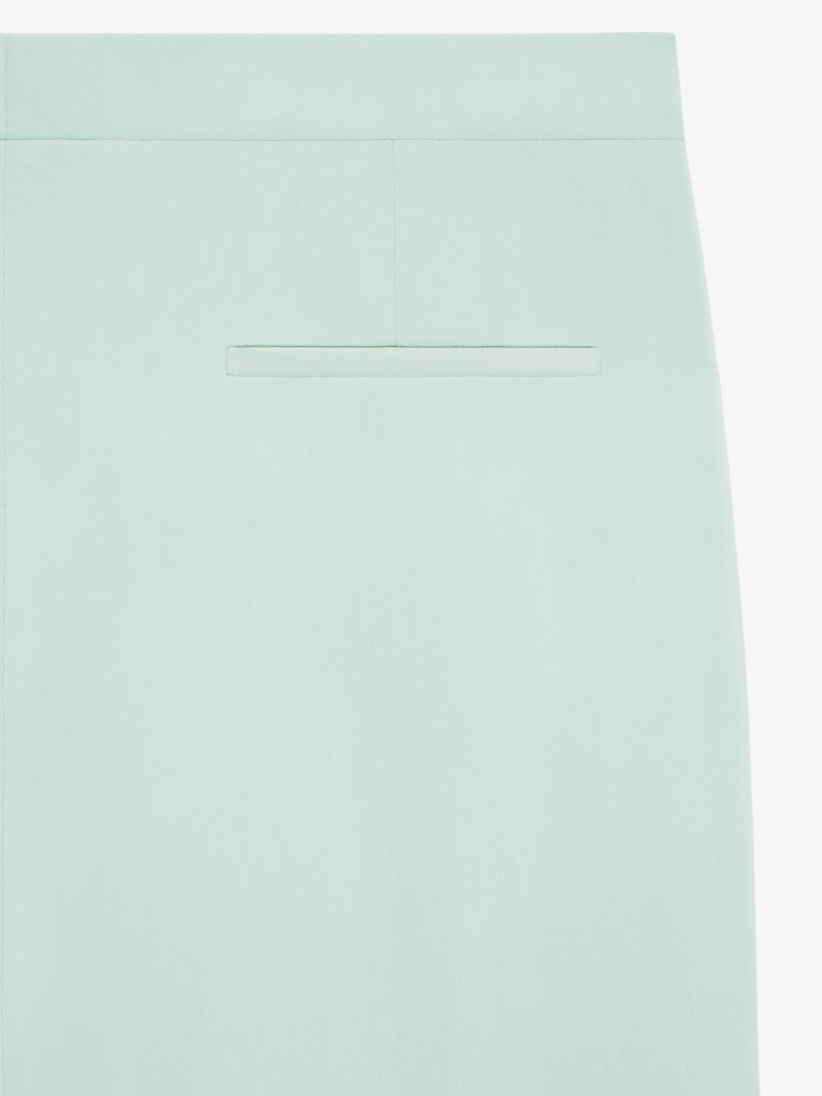 FLARE TAILORED PANTS IN SILK - 5