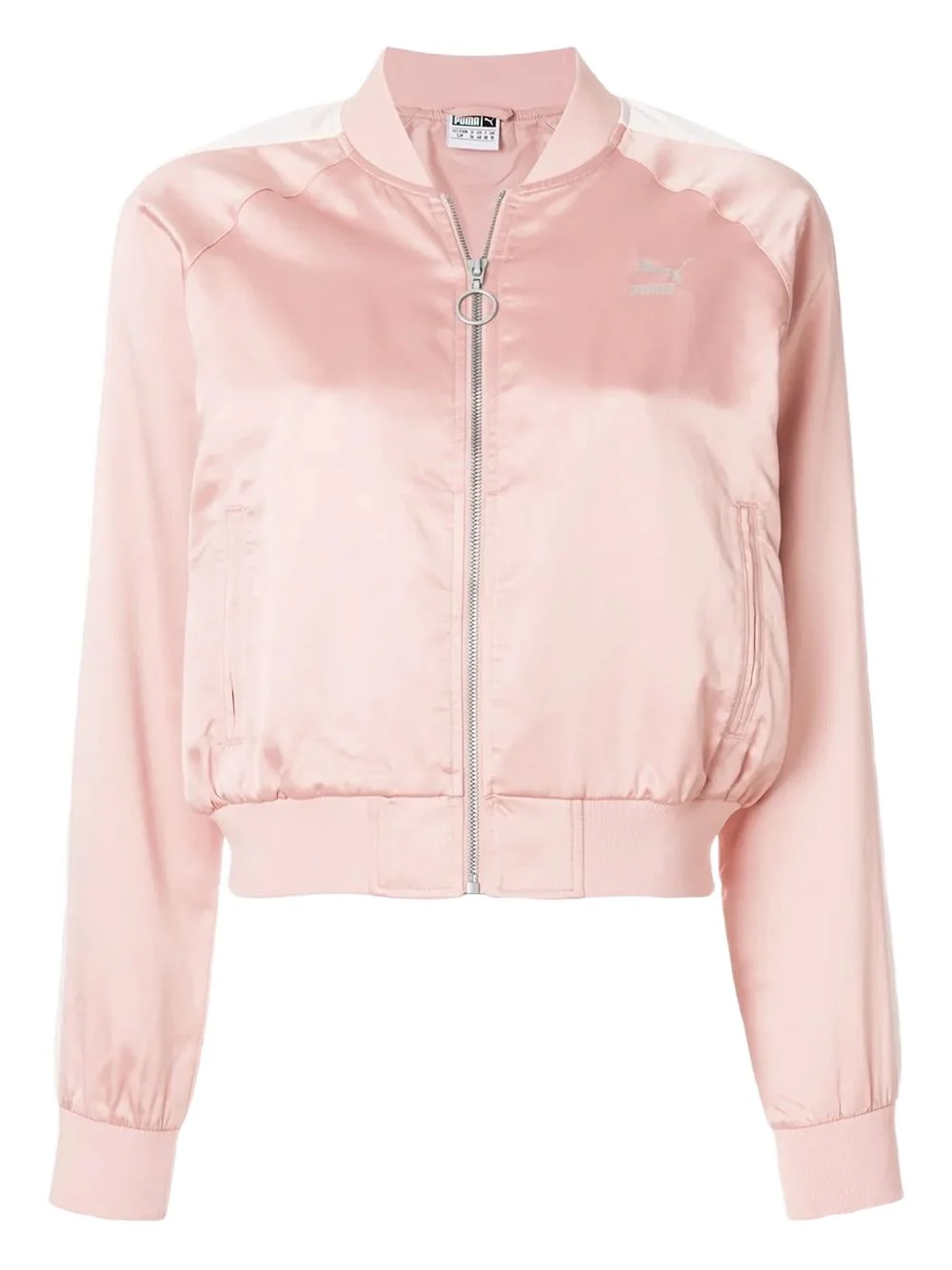 cropped bomber jacket - 1