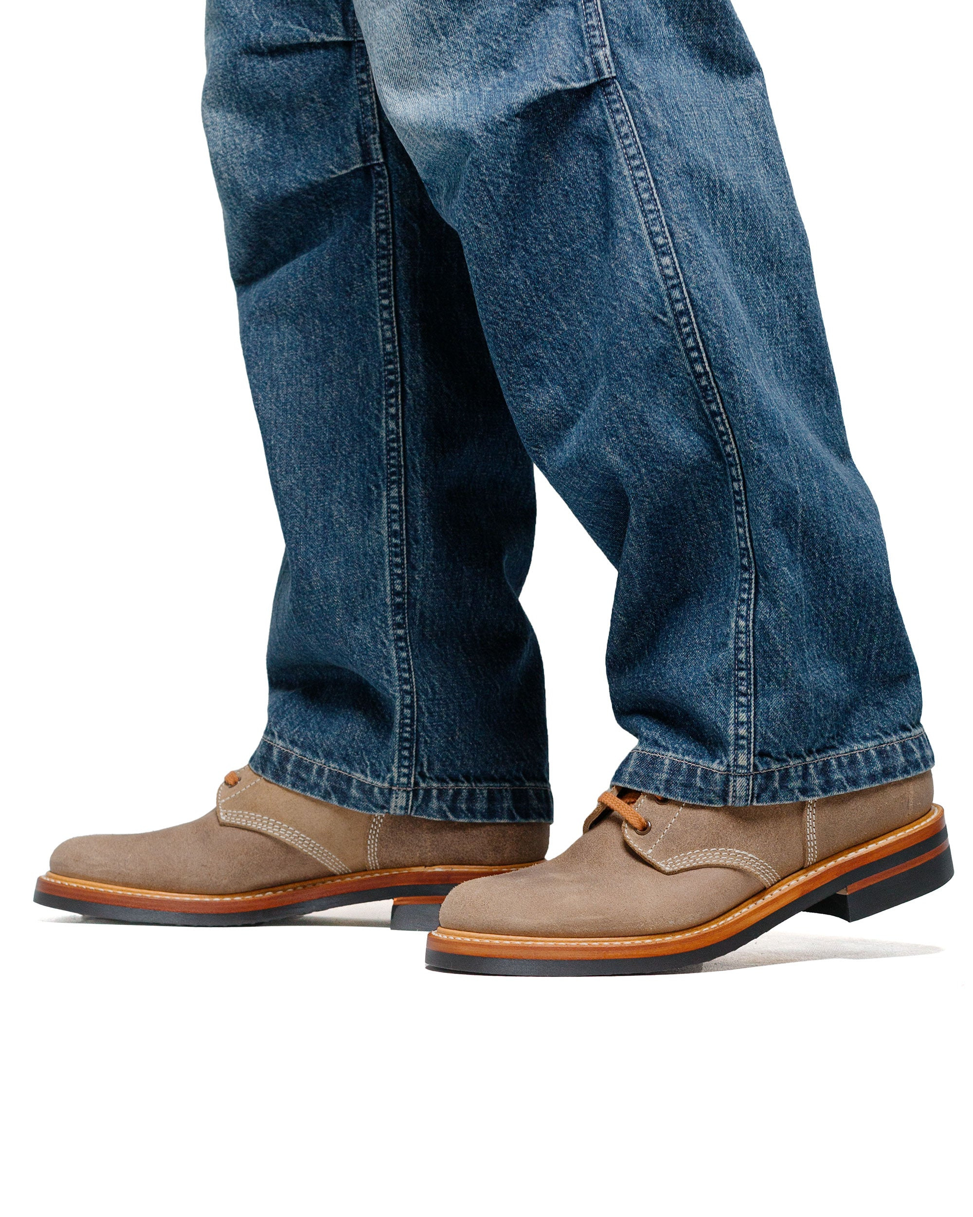 M-43 Service Shoes Horween Leather CXL Natural Roughout - 6