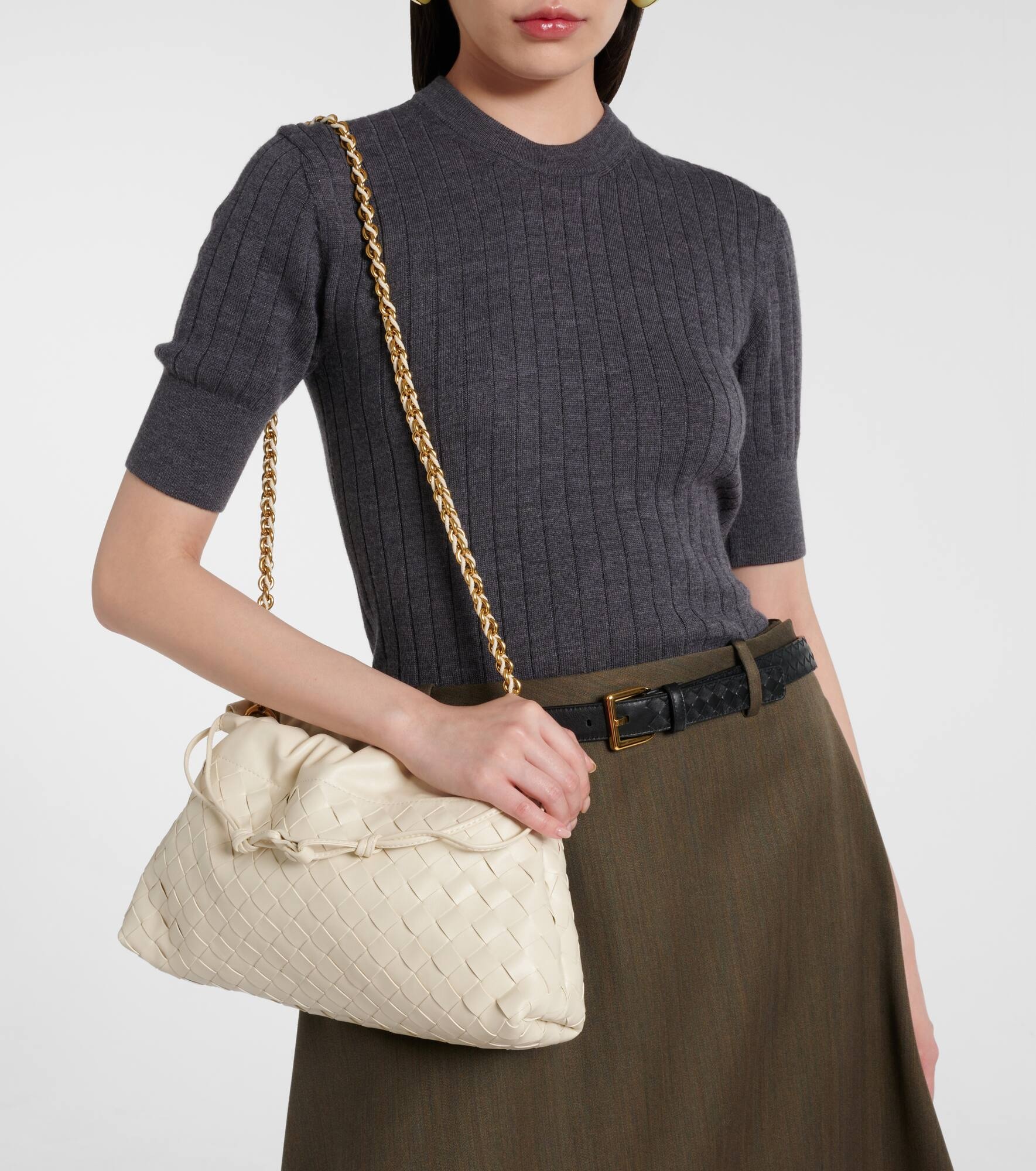Soirée Medium leather shoulder bag - 2