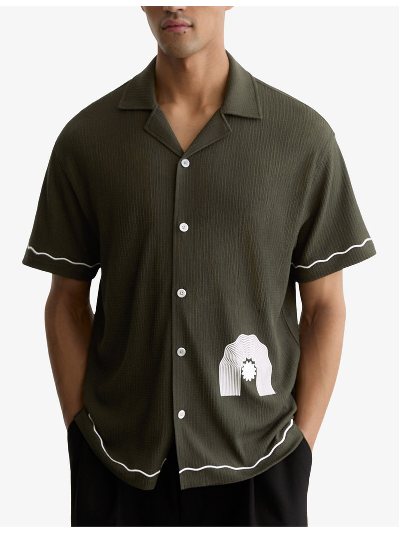 Solano Contrast-Trim Woven Shirt 3
