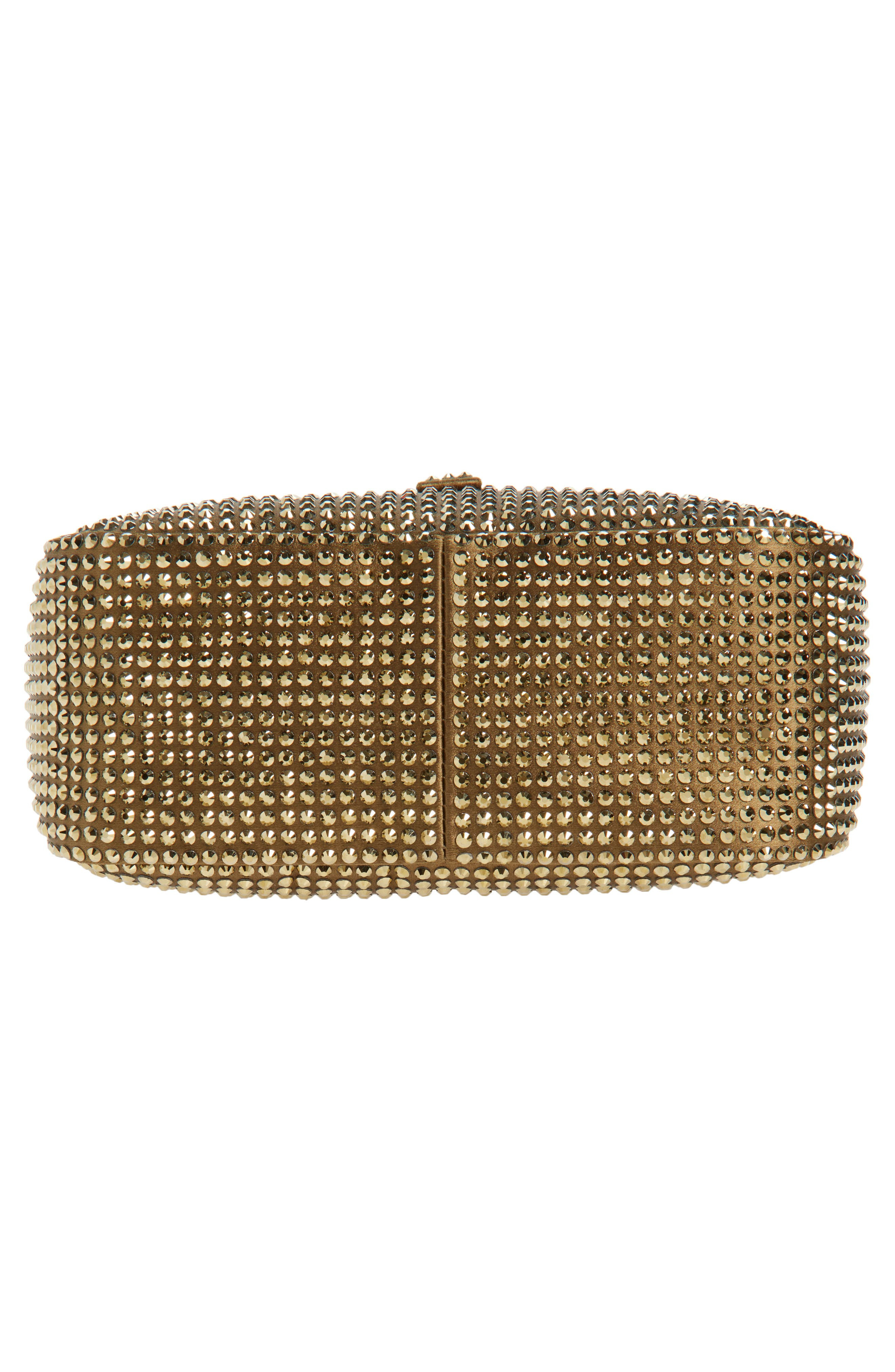 Saint Laurent Mini Le 5 À 7 Crystal Embellished Shoulder Bag in Astres at Nordstrom - 6