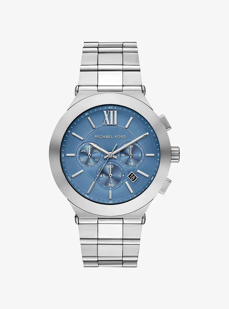 Oversized Billie Silver-Tone Watch - 1