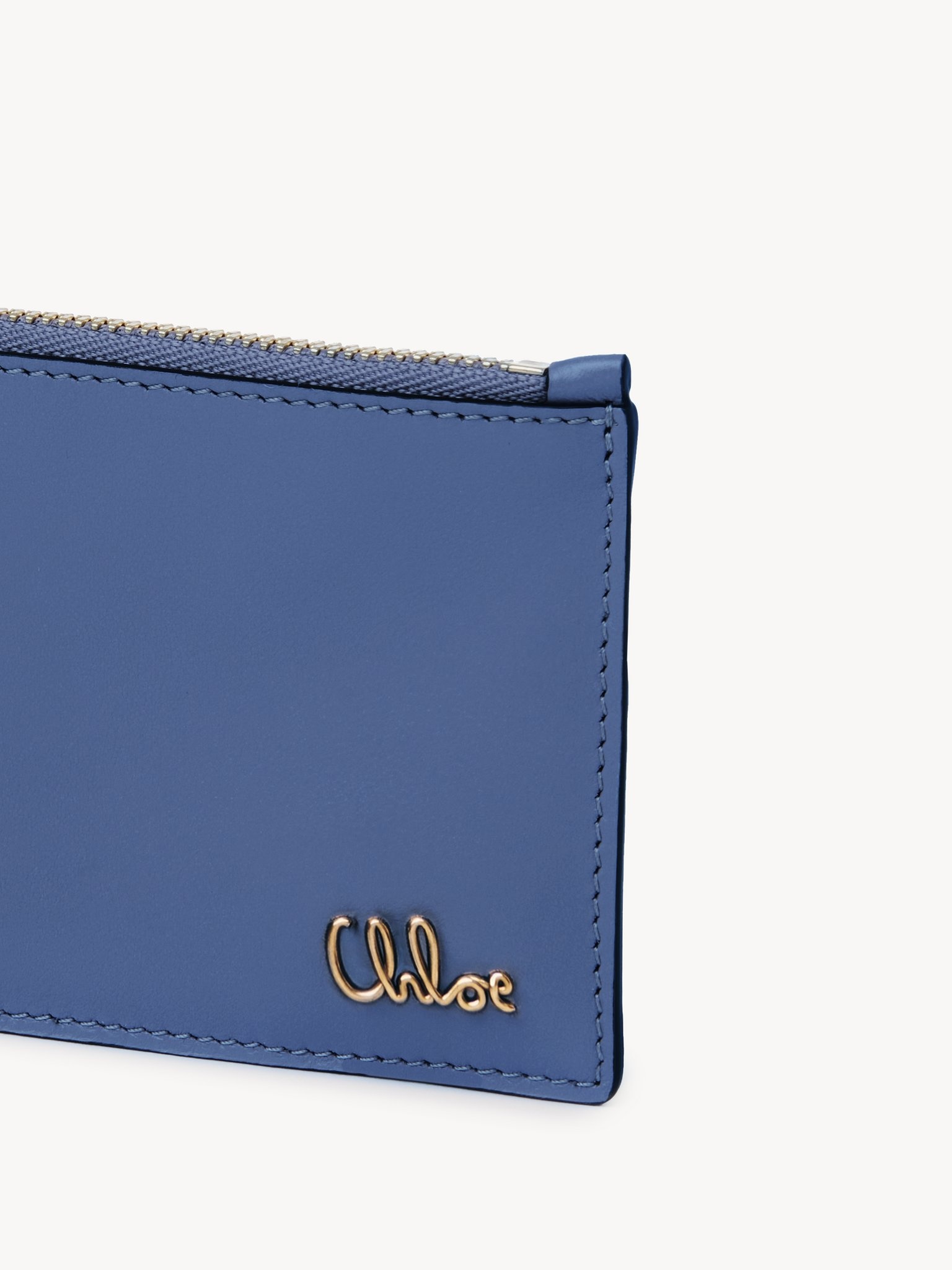 SMALL CHLOÉ ICONIC PURSE WITH CARD SLOTS IN SHINY LEATHER - 5