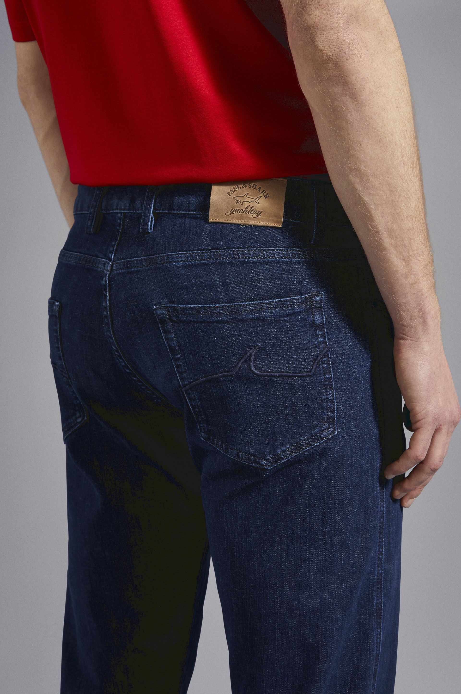 COTTON 5 POCKETS JEANS - 4