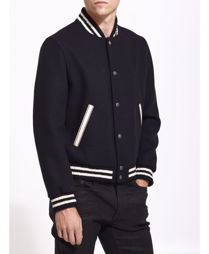 SAINT LAURENT Teddy bomber jacket | leam | REVERSIBLE