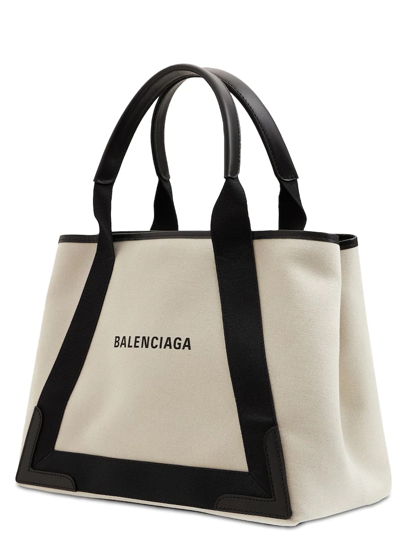 MD NAVY CABAS CANVAS TOTE BAG - 4