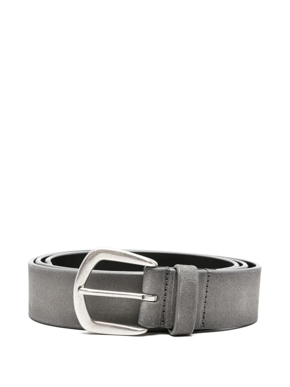 suede buckle belt - 1