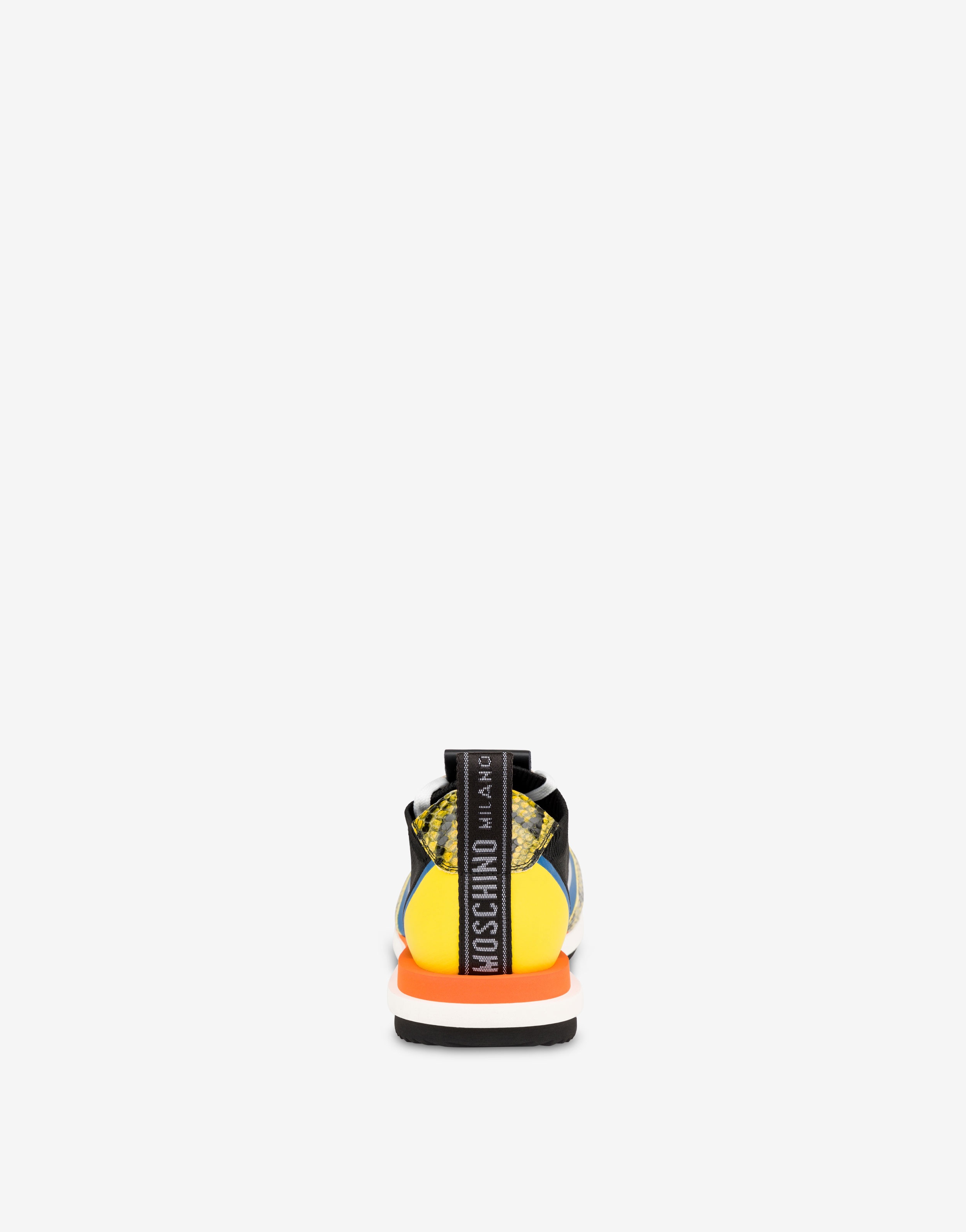 DAILY RUNNING SOCK SNEAKERS WITH PYTHON-PRINT DETAIL - 3
