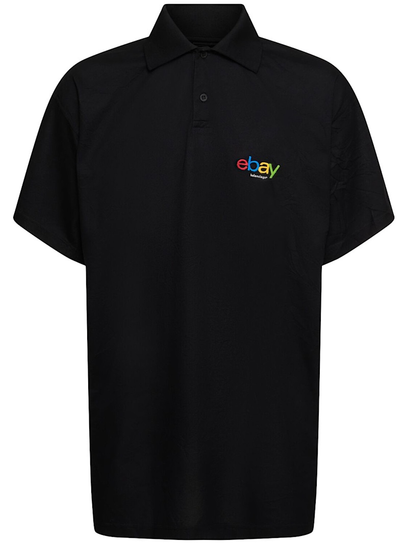 Ebay cotton piquet polo shirt - 1