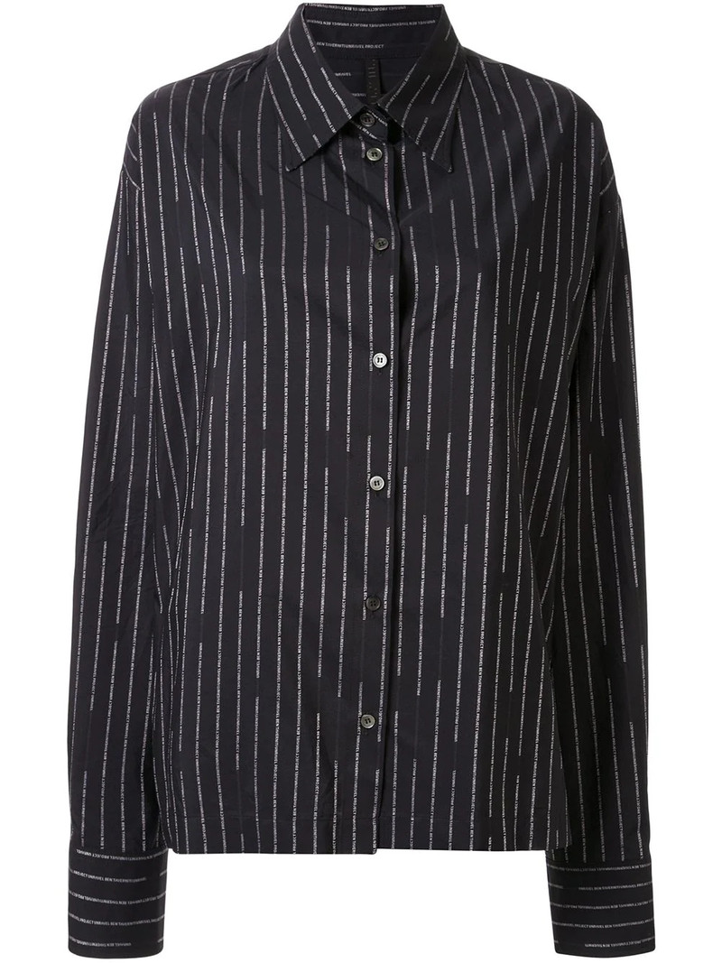 logo-stripe shirt 1