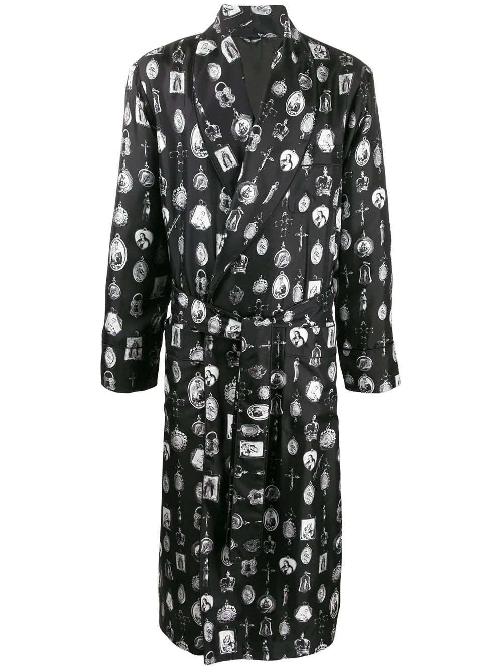 pendant print robe - 1