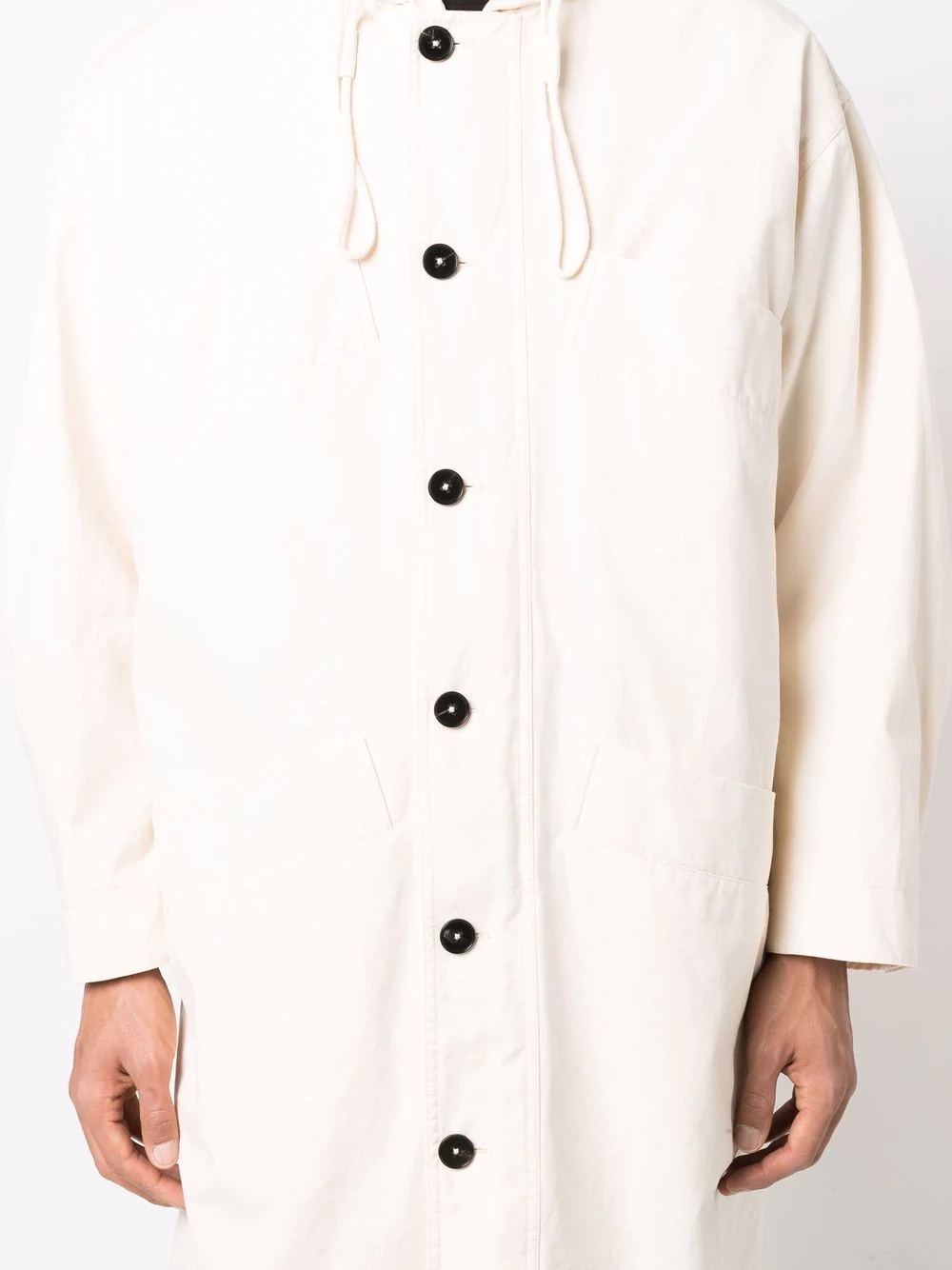 oversized hooded parka coat - 5