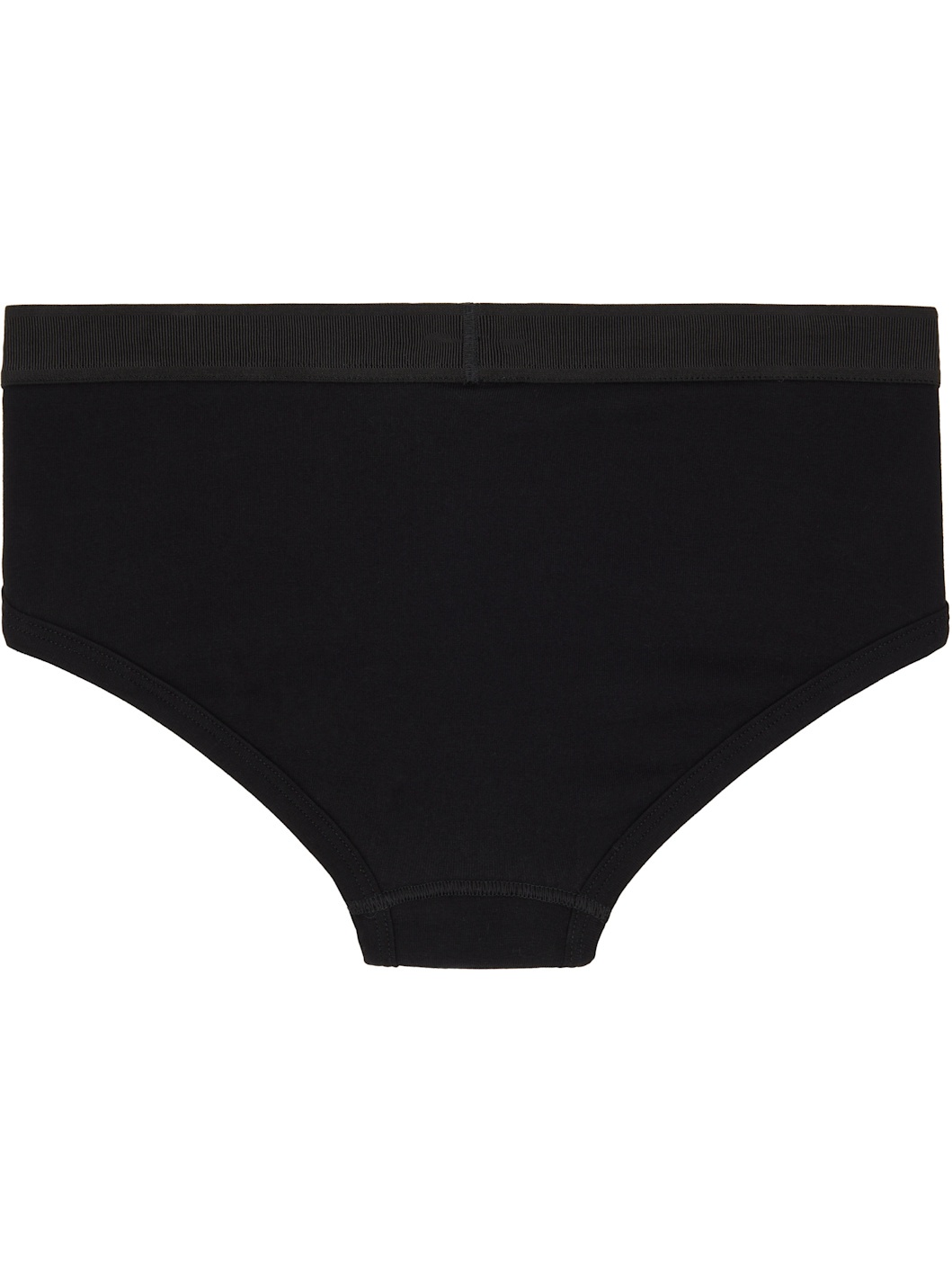 Two-Pack Black & White Cotton Briefs - 3