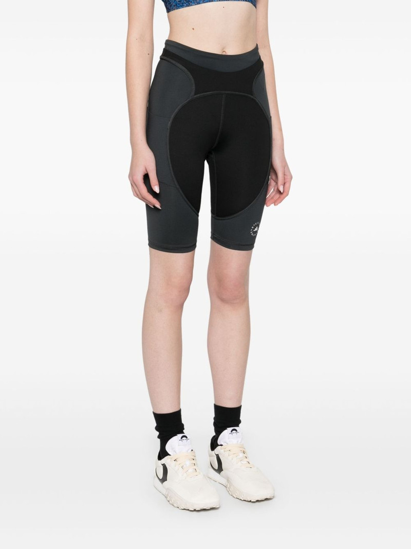 layered-detail cycling shorts 3