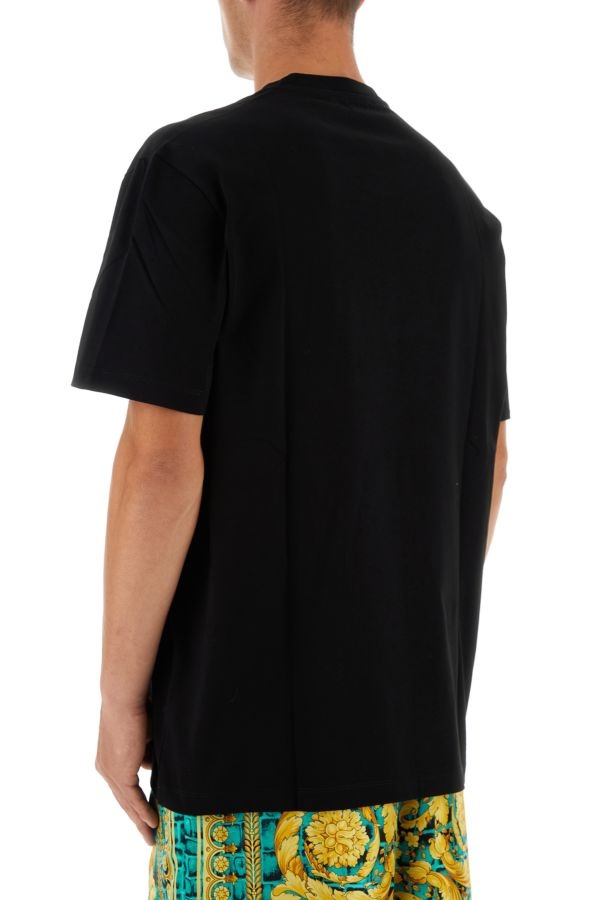 Black cotton t-shirt - 5