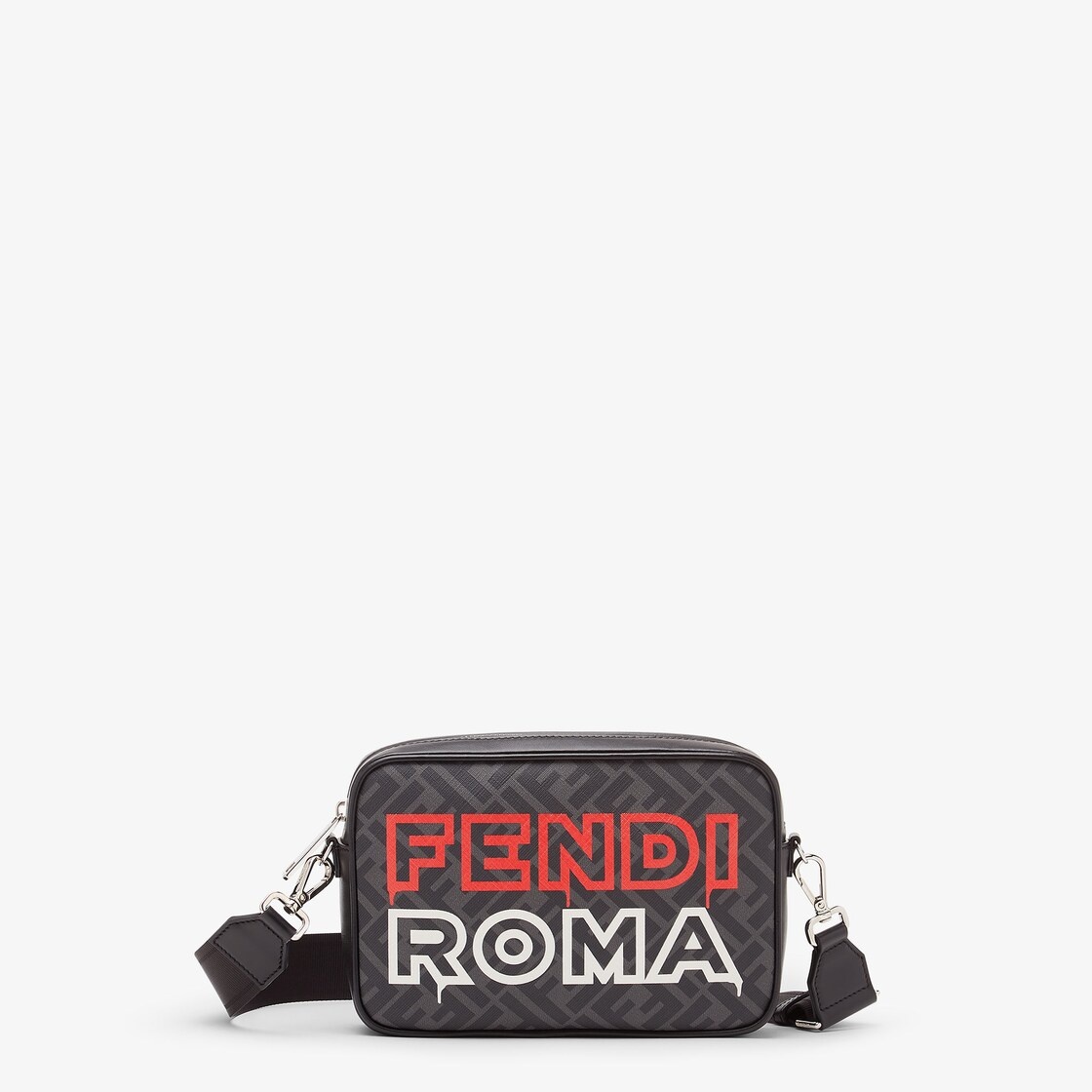 Compact shoulder bag with zipper closure. The cross-body strap is adjustable and detachable. Made of - 1