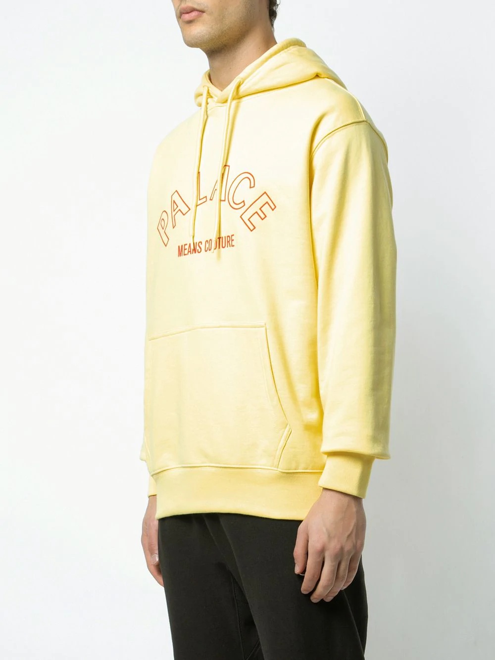 logo print hoodie - 3