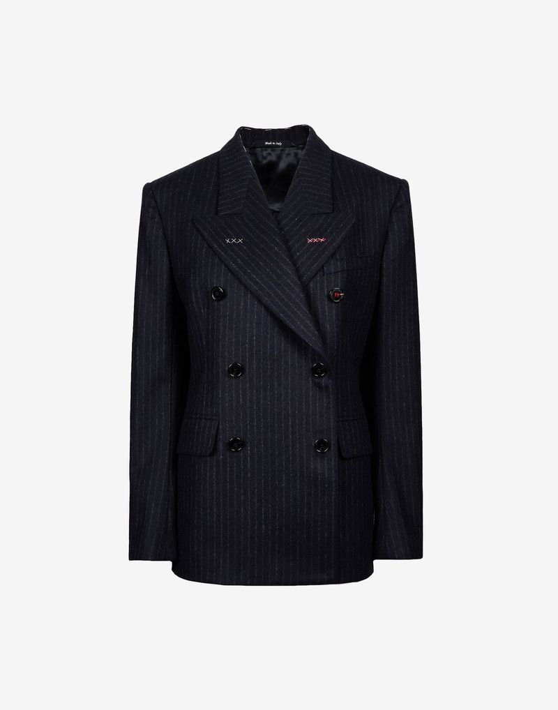 Wool stripes jacket 1