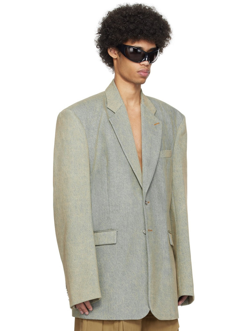 Blue Tailored Denim Blazer 2