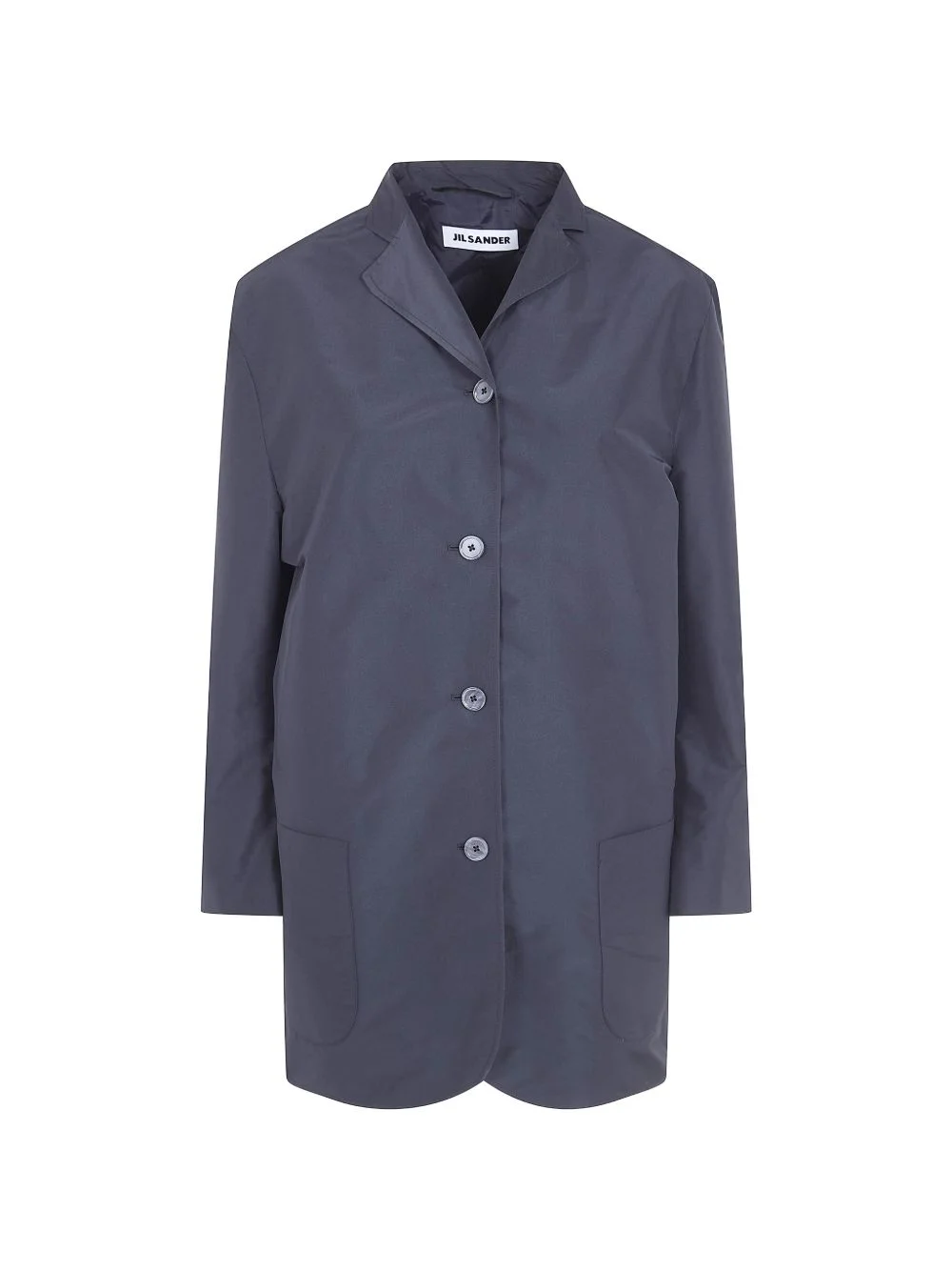 patch-pocket coat - 1