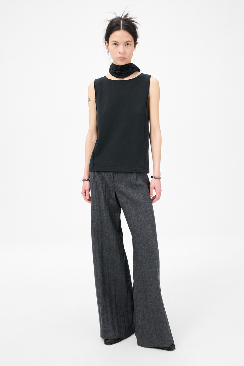 Our Legacy Our Legacy Lounge Top Cut Fairisle Ink Band Jersey outlook