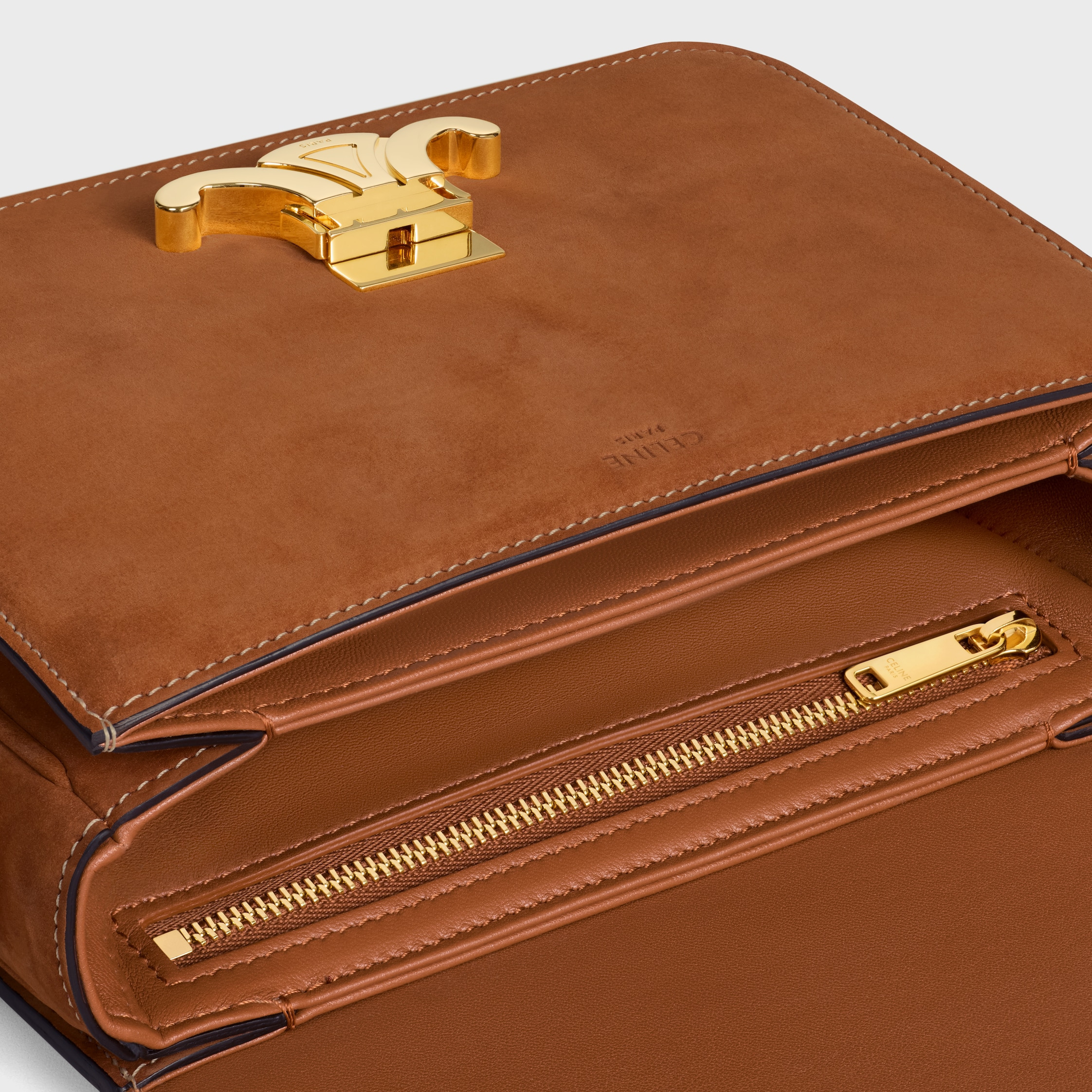 TEEN TRIOMPHE BAG IN NUBUCK CALFSKIN - 4