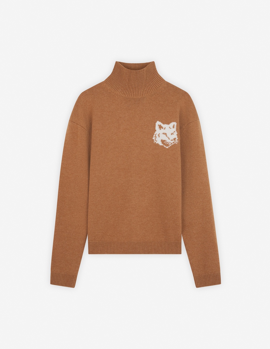 FOX HEAD INTARSIA COMFORT HIGH NECK JUMPER - 1