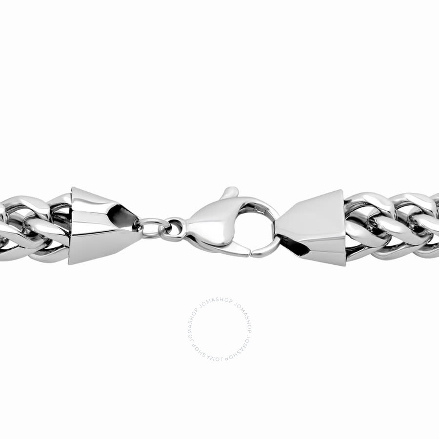 Robert Alton - Robert Alton Polished Stainless Steel Chain and Bracelet Set for Men - 6
