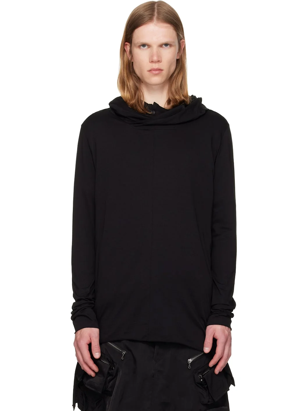 Black Top Hoodie - 1