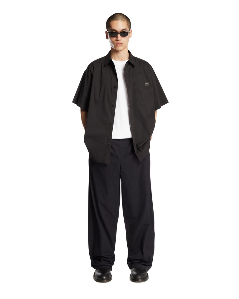 DARKPARK Black Karl Cotton Shirt outlook