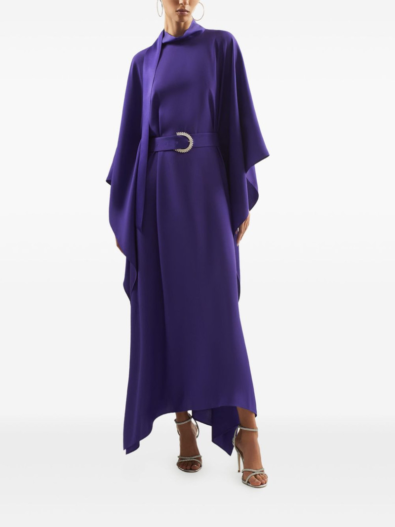 Taller Marmo La Luna crystal-belted midi dress outlook