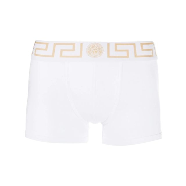White Medusa Greek Keypari underwear boxer shorts - 1