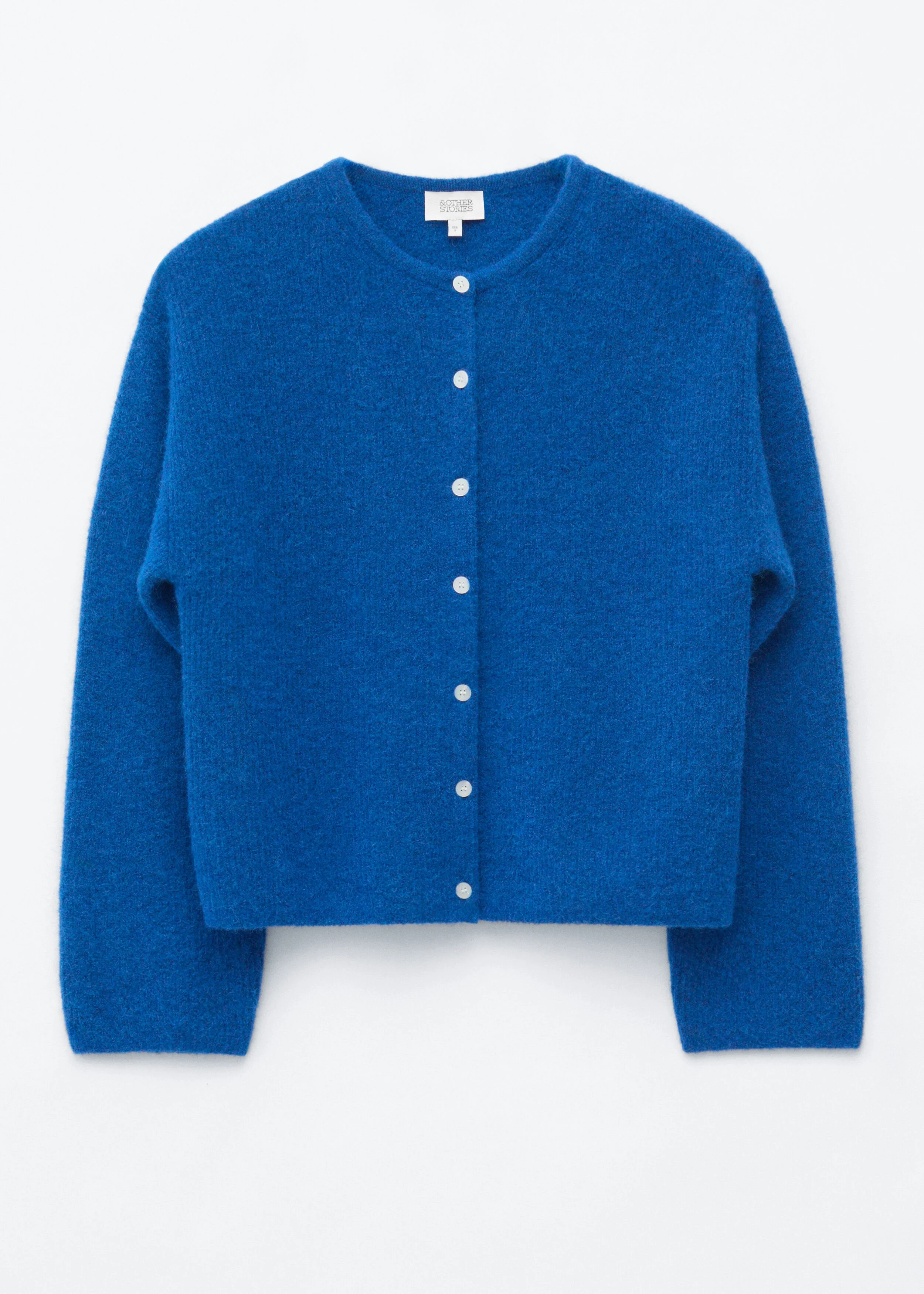 Alpaca-Blend Knitted Cardigan - 1