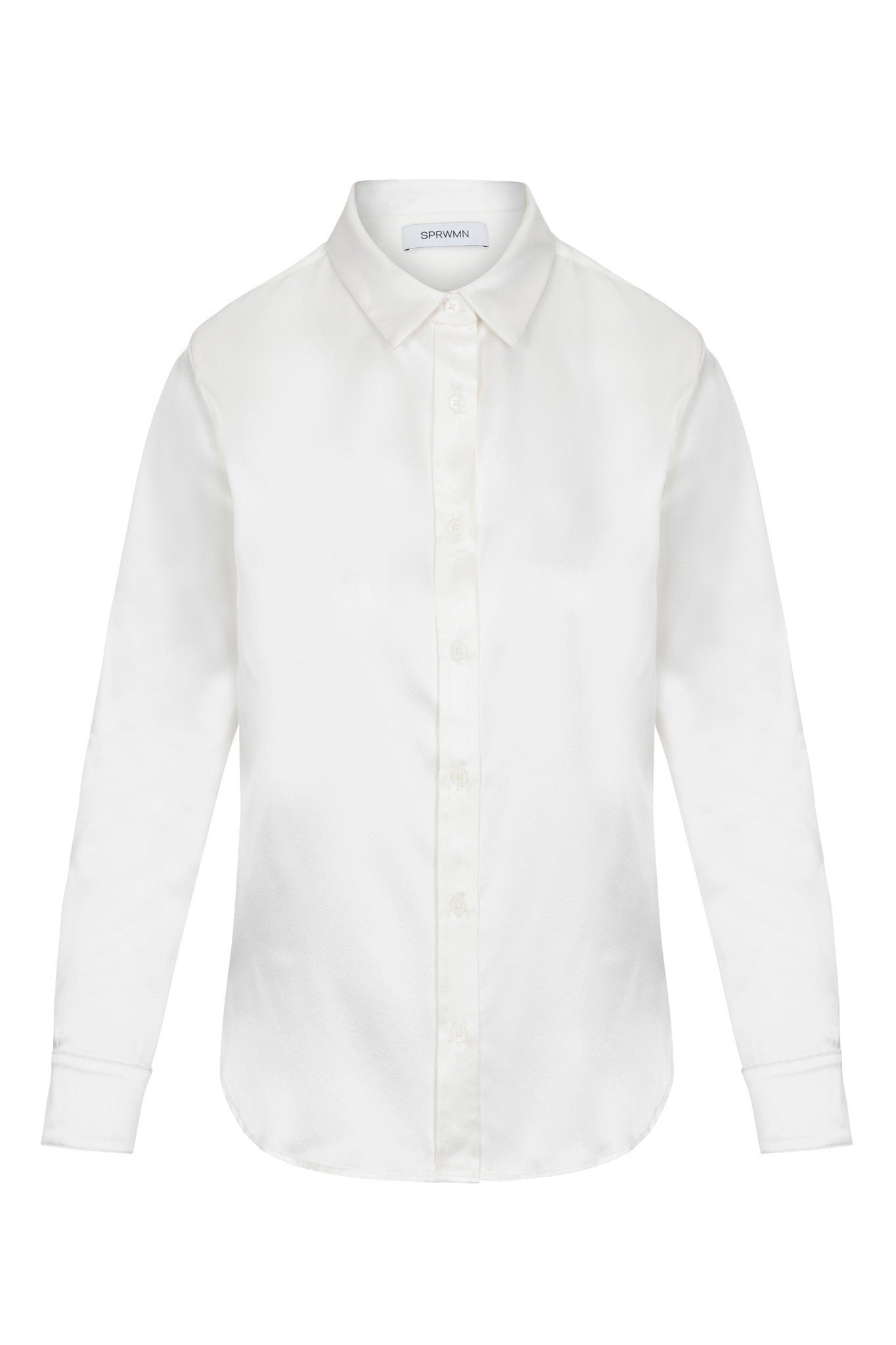 PEARL SILK FITTED BUTTON DOWN - 6